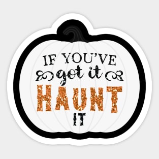 Pumpkin Halloween black Sticker